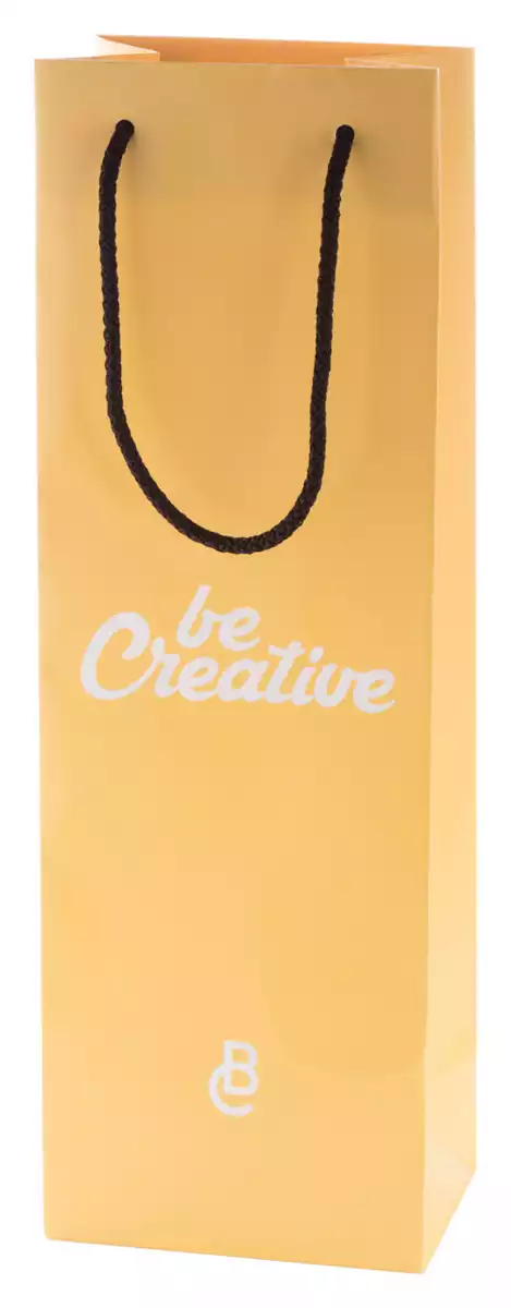 Papirnata nakupovalna vrečka za vino po meri CREASHOP W
